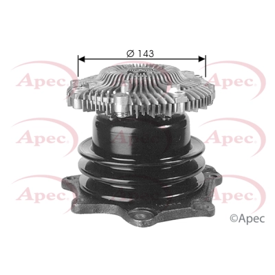 Pompe à eau, refroidissement du moteur APEC AWP1378