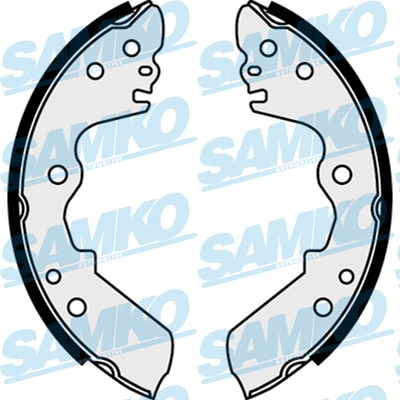 Jeu de mâchoires de frein SAMKO 87760