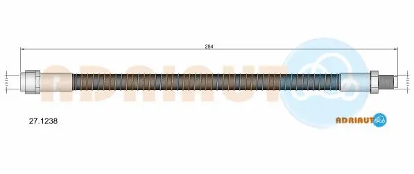 Flexible de frein ADRIAUTO 27.1238
