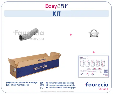 Tuyau d'échappement Faurecia FS90103