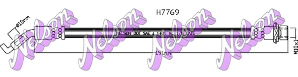 Flexible de frein KAWE H7769