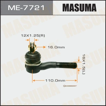 Rotule de barre de connexion MASUMA ME-7721