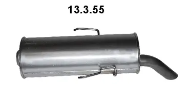 Silencieux arrière EBERSPÄCHER 13.3.55