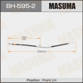 Flexible de frein MASUMA BH-595-2