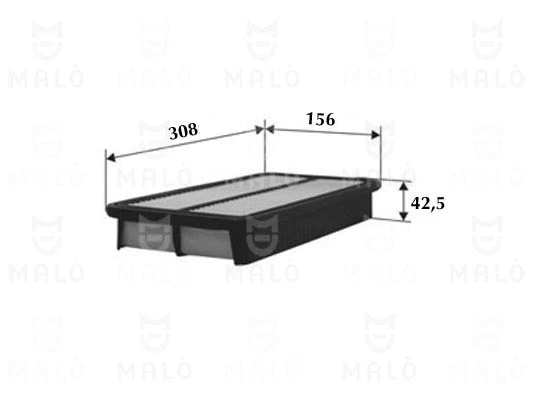 Filtre à air AKRON-MALÒ 1500236