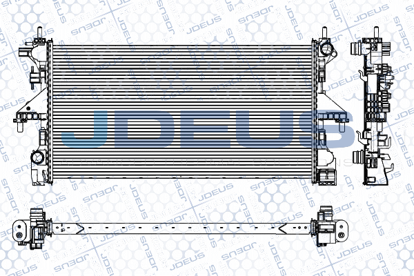 Radiateur, refroidissement du moteur JDEUS M-0111500