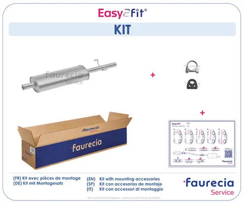 Silencieux arrière Faurecia FS50343