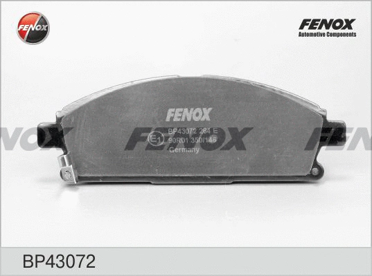 Kit de plaquettes de frein, frein à disque FENOX BP43072