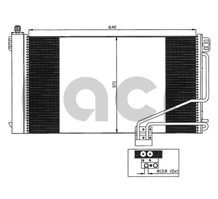 Condenseur, climatisation ACR 300581