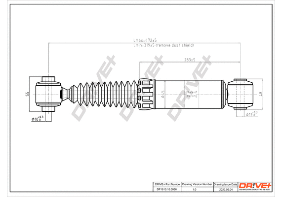 Amortisseur Dr!ve+ DP1610.10.0144