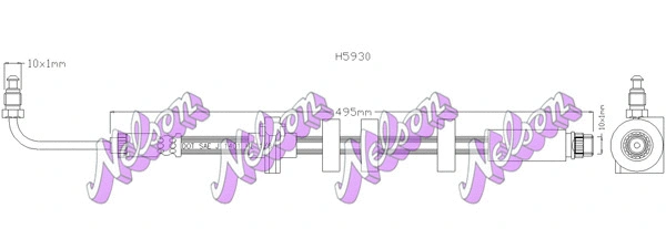Flexible de frein KAWE H5930