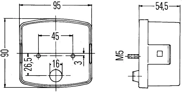 Feu arrière HELLA 2SD 002 776-231
