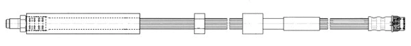 Flexible de frein CEF 512509
