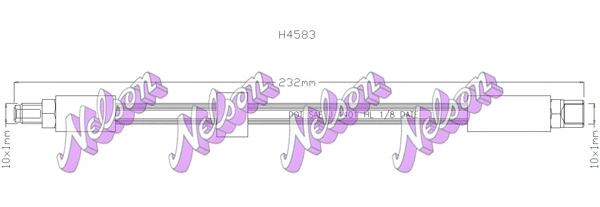 Flexible de frein KAWE H4583