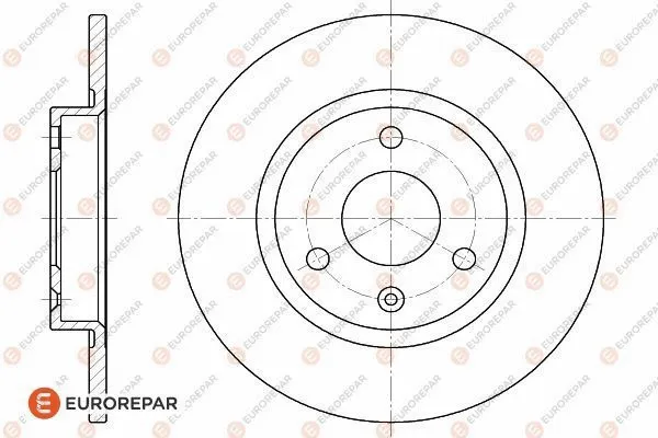 Disque de frein EUROREPAR 1618860080