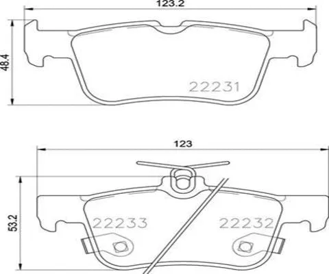 Kit de plaquettes de frein, frein à disque KAISHIN FK20313