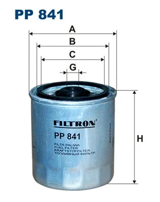 Filtre à carburant FILTRON PP 841