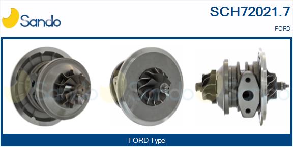 Groupe carter, turbocompresseur SANDO SCH72021.7