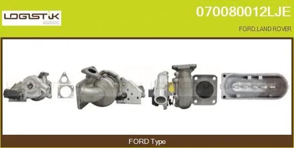 Turbocompresseur, suralimentation LGK 070080012LJE