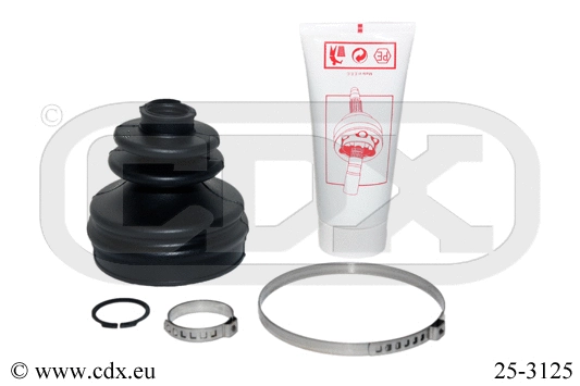 Jeu de joints-soufflets, arbre de commande CDX 25-3125