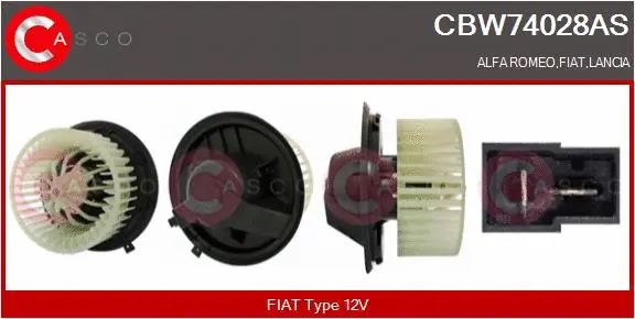 Pulseur d'air habitacle CASCO CBW74028AS