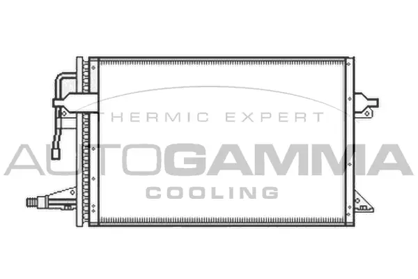 Condenseur, climatisation AUTOGAMMA 104983