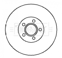 Disque de frein BORG & BECK BBD5880S