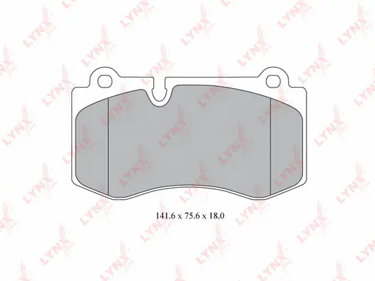 Kit de plaquettes de frein, frein à disque LYNXAUTO BD-5349