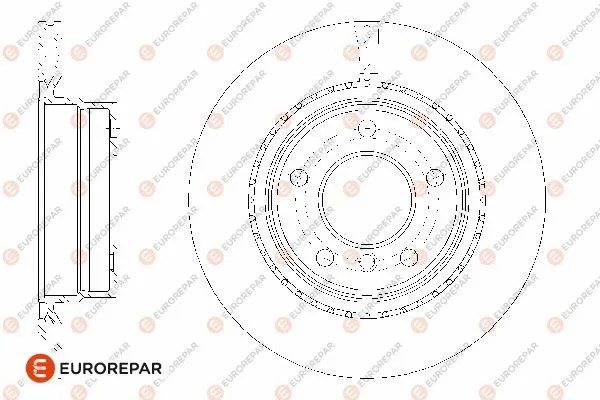 Disque de frein EUROREPAR 1667856080