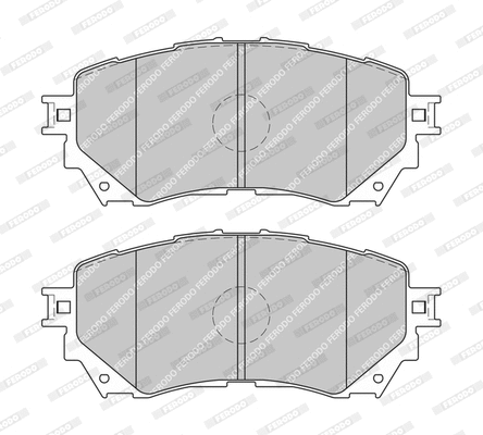 Kit de plaquettes de frein, frein à disque FERODO FDB4738-D