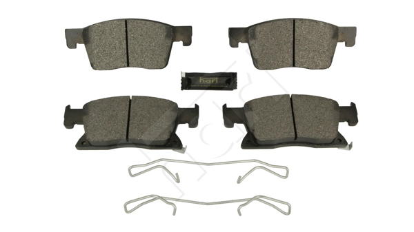 Kit de plaquettes de frein, frein à disque HART 253 775