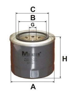 Filtre à carburant MFILTER DF 691