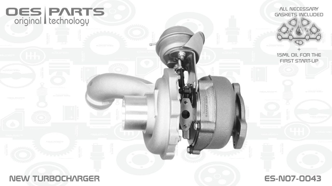 Turbocompresseur, suralimentation OES PARTS ES-N07-0043