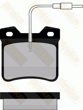 Kit de plaquettes de frein, frein à disque Brake ENGINEERING PA569