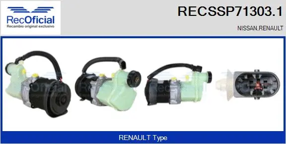 Pompe hydraulique, direction RECOFICIAL RECSSP71303.1