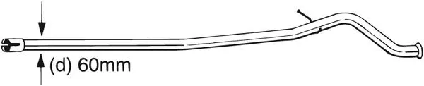 Tube de réparation, catalyseur BOSAL 889-179