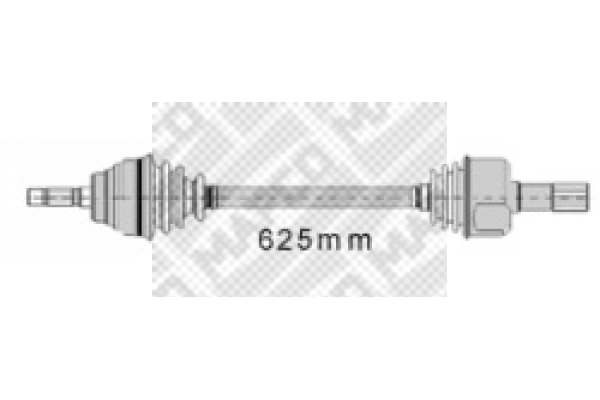 Arbre de transmission MAPCO 16412