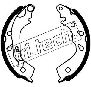 Jeu de mâchoires de frein fri.tech. 1253.776