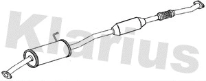 Silencieux central KLARIUS TY759W