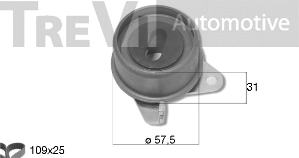 Kit de courroie crantée TREVI AUTOMOTIVE KD1479