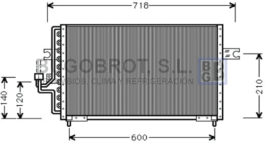 Condenseur, climatisation BUGOBROT 62-HY5042