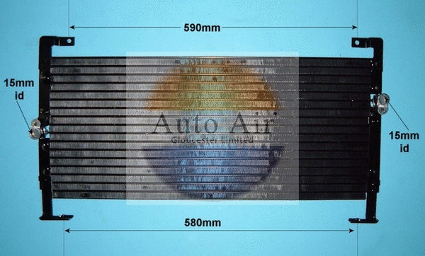 Condenseur, climatisation AUTO AIR GLOUCESTER 16-9635