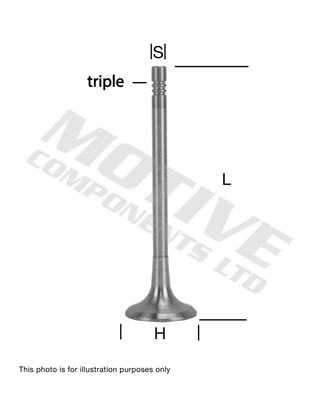 Soupape d'admission MOTIVE IV9179