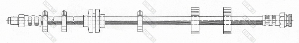 Flexible de frein GIRLING 9002299