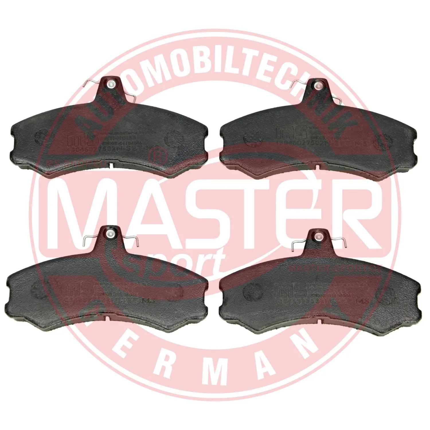 Kit de plaquettes de frein, frein à disque MASTER-SPORT GERMANY 13046027502N-SET-MS