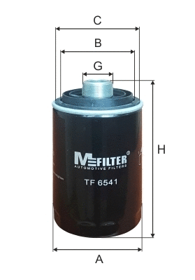 Filtre à huile MFILTER TF 6541