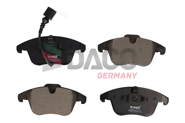 Kit de plaquettes de frein, frein à disque DACO Germany 320220