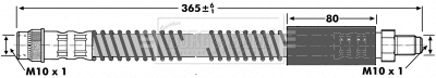 Flexible de frein BORG & BECK BBH7174