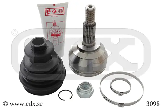 Jeu de joints, arbre de transmission CDX 3098