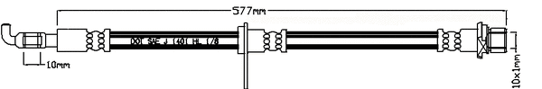 Flexible de frein JURATEK JBH1083R